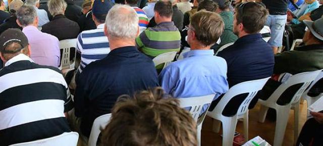 image of farmers at meeting