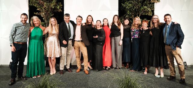 image of B+LNZ Awards team in Hamilton