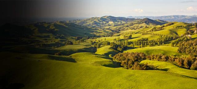 image of farm and hills 