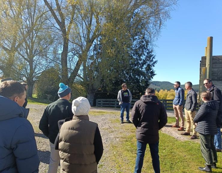 image of FRAG members watching demonstration outside