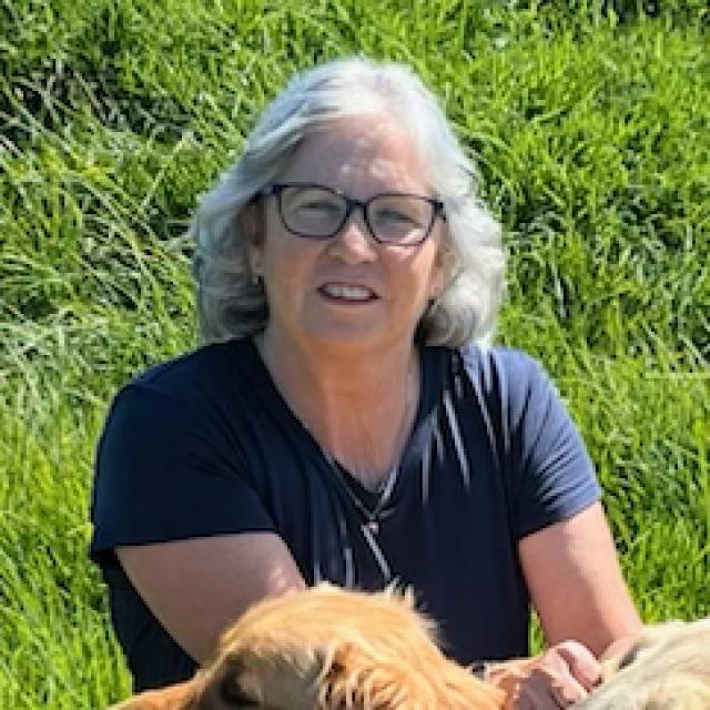 image of alison whiteford with dogs