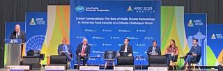 image of panel speakers at apec conference