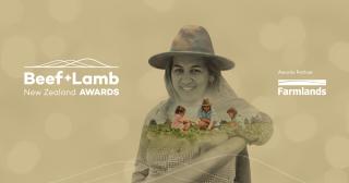 blnz awards banner image of woman over montage