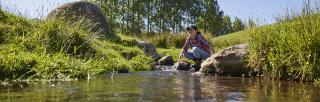 Image of lady at river