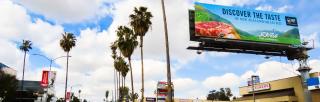 Taste Pure Nature banner in LA