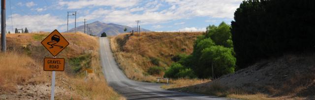 image of dry country road