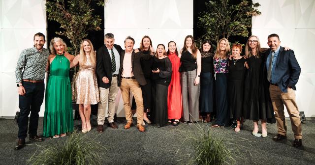 image of B+LNZ Awards team in Hamilton