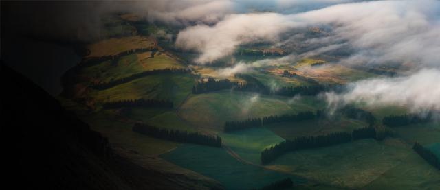 image of farm and hills 